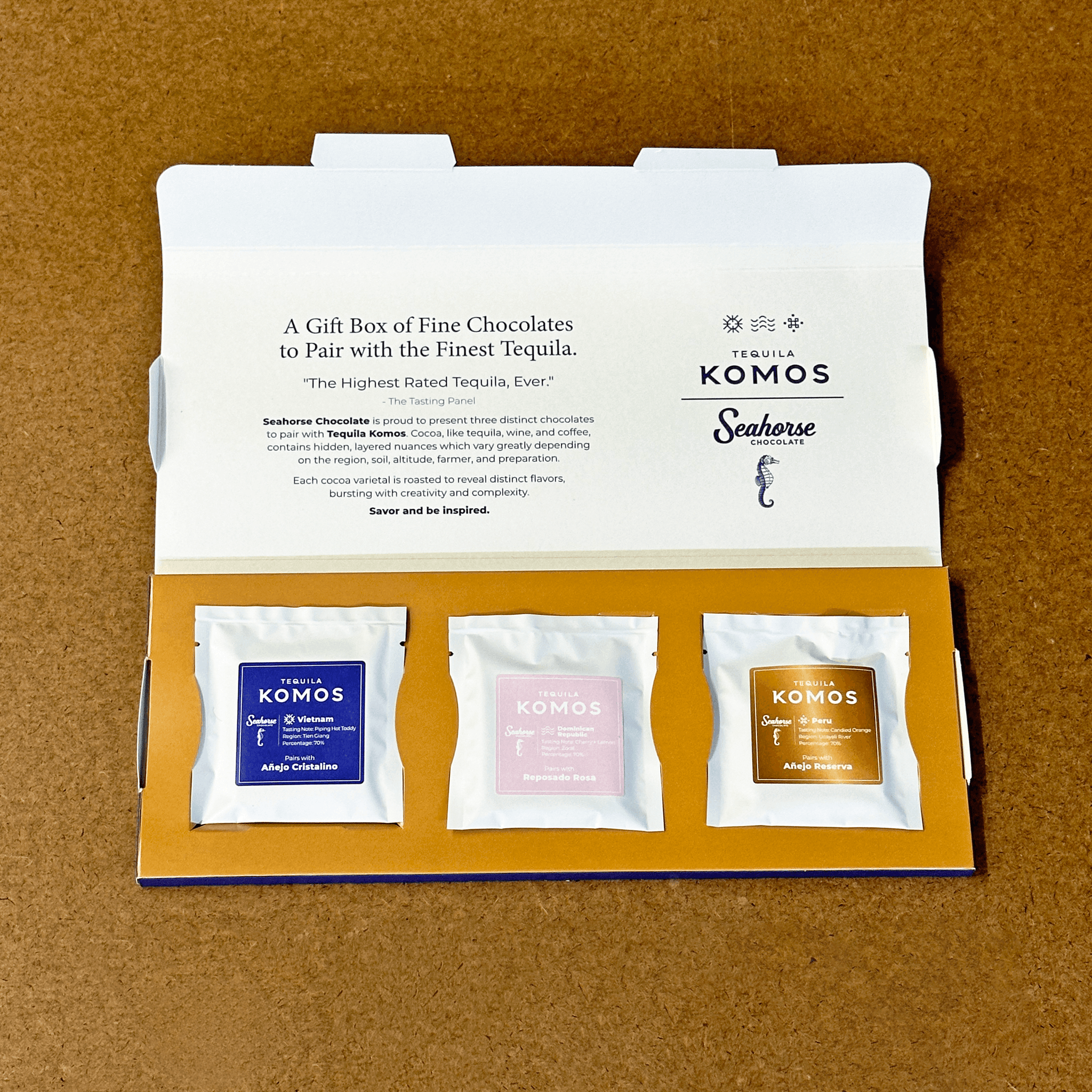 Komos Tasting Box - 10 units - Seahorse Chocolate